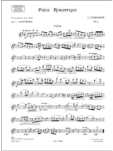 Pièce Romantique, Op. 9 - Flûte et Piano - Cécile Chaminade